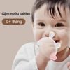 Gặm Nướu Silicon Gấu Kèm Hộp Cho Bé, Chất Liệu An Toàn