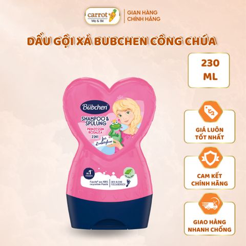 Dầu Gội Xả Bubchen Shampoo & Spulung Công Chúa Đức 230ML