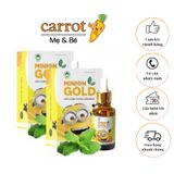 Dầu Húng Chanh Lên Men Minion Gold, Dầu Cỏ Dạ Hương, Cải Thiện Thị Lực, Cho Trẻ Từ 6 Tháng  30ML
