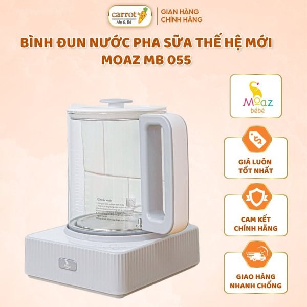 Máy Đun Nước Pha Sữa Thế Hệ Mới Moaz BEBE MB 055