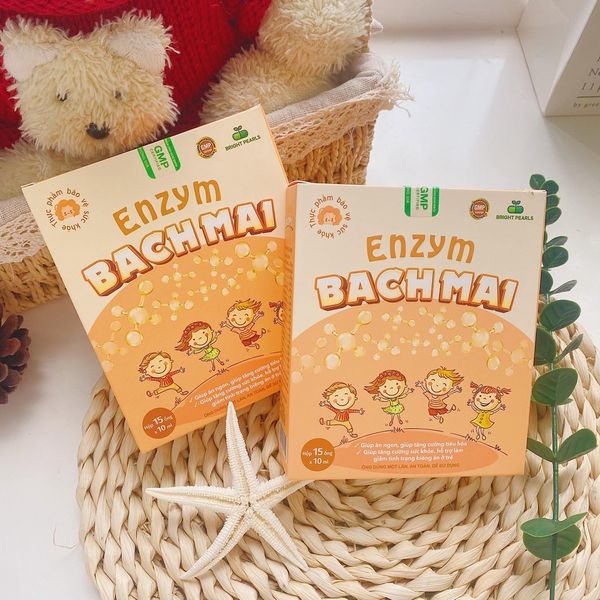 Enzym Bạch Mai, Giảm Biếng Ăn, Tăng Sức Đề Kháng, Giúp Trẻ Ăn Ngon Ngủ Tốt