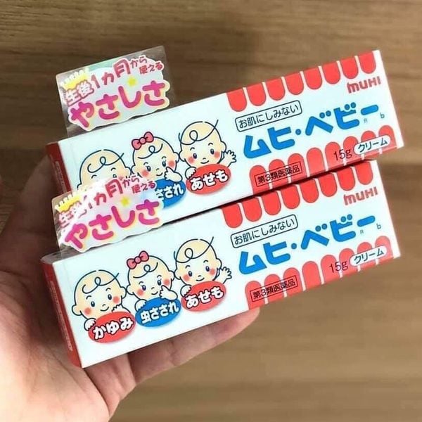 Kem Bôi Muỗi Và Côn Trùng Đốt Muhi - Nhật 15G