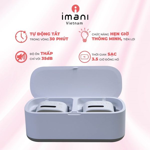 Máy Hút Sữa Không Dây Đôi IMANI I2 Plus Dock sạc