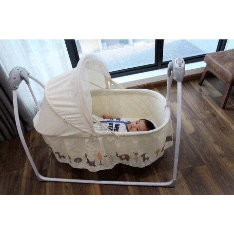 Nôi Rung Tự Động Cao Cấp Mastel Hoạ Tiết SG239