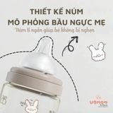 Núm Ti Bình Sữa UBMOM Hàn Quốc Đủ Size S, M, L, + Cho Bé