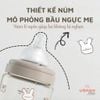 Núm Ti Bình Sữa UBMOM Hàn Quốc Đủ Size S, M, L, + Cho Bé