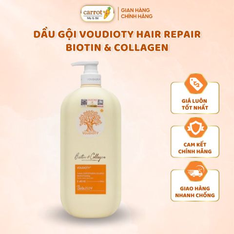 Dầu gội Xã Biotin Collagen Vàng Giúp Phục Hồi Chống Rụng Tóc 500ml - Siêu Thị Mẹ Và Bé Carrot