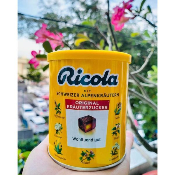 Kẹo Ngậm Ho Thảo Mộc Ricola Đức Giảm Ho, Khàn Giọng 250G
