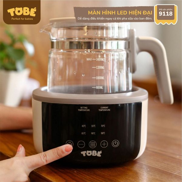 Máy Đun Và Hâm Nước Pha Sữa Speedy 01 TOBE, Thiết Kế Thông Minh Khử Clo