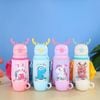 Bình Giữ Nhiệt Kèm Ống Hút Hình Sừng Hươu 500ML Có Vòi Chống Đổ Kèm Túi Đựng Và Cốc Uống Nước