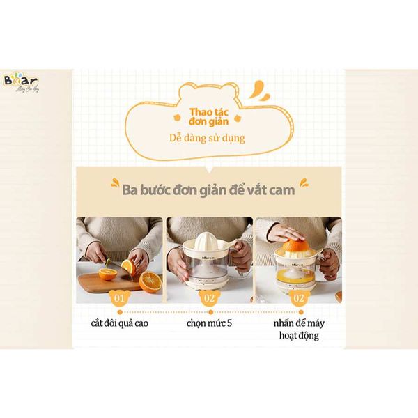 Máy Vắt Cam Tự Động BEAR CSJ-A04B1, Máy BEAR Chính Hãng