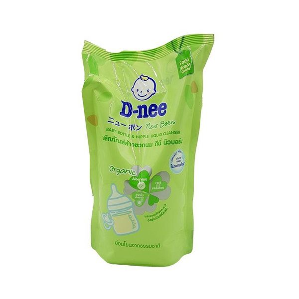 Nước Rửa Bình Sữa Dnee Organic Thái Lan - Thành Phần Tự Nhiên, Đã Qua Kiểm Định - 550ml/600ml