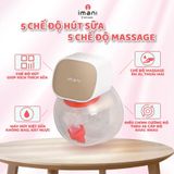 Máy Hút Sữa Không Dây IMANI I2, Máy Hút Sữa 5 Chế Độ Hút, 5 Chế Độ Massage