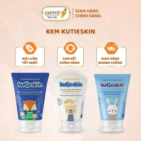 Kem KUTIESKIN, Chăm Sóc Làn Da Cho Mẹ và Bé, Dưỡng Ẩm, Chống Khô Nẻ - 30Gram