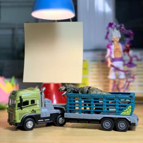 Xe Kéo Khủng Long KLX 800-203, Xe Đà Chở Khủng Long Cho Bé Từ 3 Tuổi