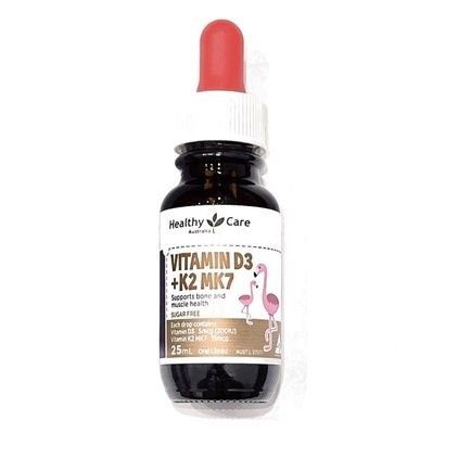 Vitamin K2D3 MK7 cho bé Healthy Care Úc Chai 25ml, Tăng Cường Miễn Dịch - Siêu Thị Mẹ Và Bé Carrot