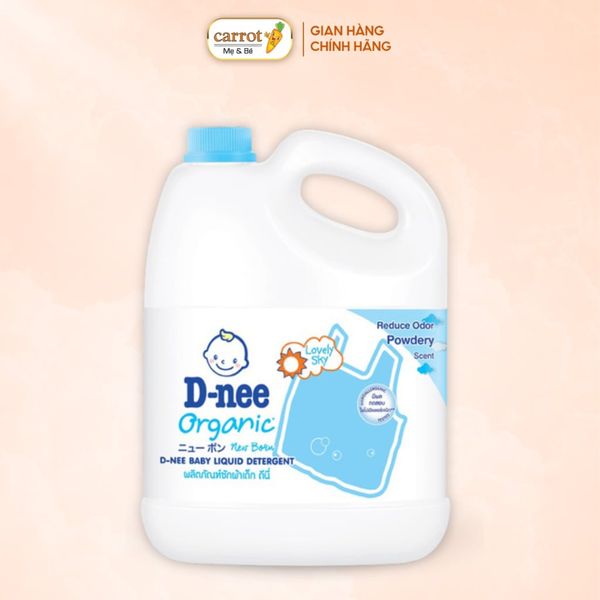 Nước Giặt Quần Áo Em Bé Dnee 3000ml, Nước Giặt Xả Cho Trẻ Em An Toàn - Siêu Thị Mẹ Và Bé Carrot
