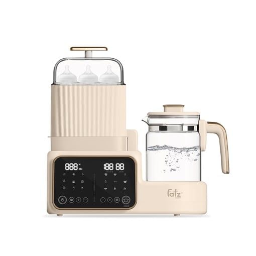 Máy Đa Năng Fatzbaby Multimax 7 FB9302TN - Tiệt Trùng, Hâm Sữa, Đun Nước Thông Minh