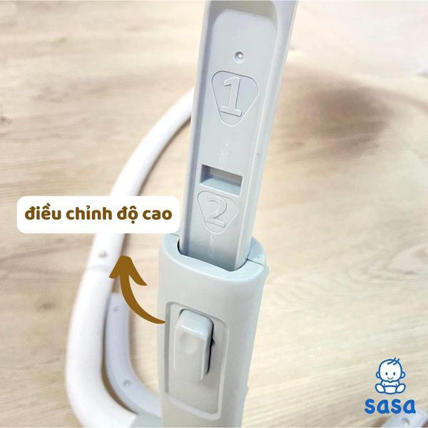 Ghế Rung Cao Cấp SaSa - Có Remote, Xoay 360 Độ, Bé 0 Tháng Tuổi