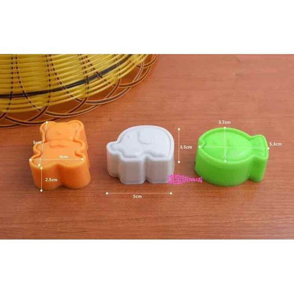 Set 3 Khuôn cơm M'sa, Khuôn Cơm Hình Thú Cho Bé Ăn Dặm