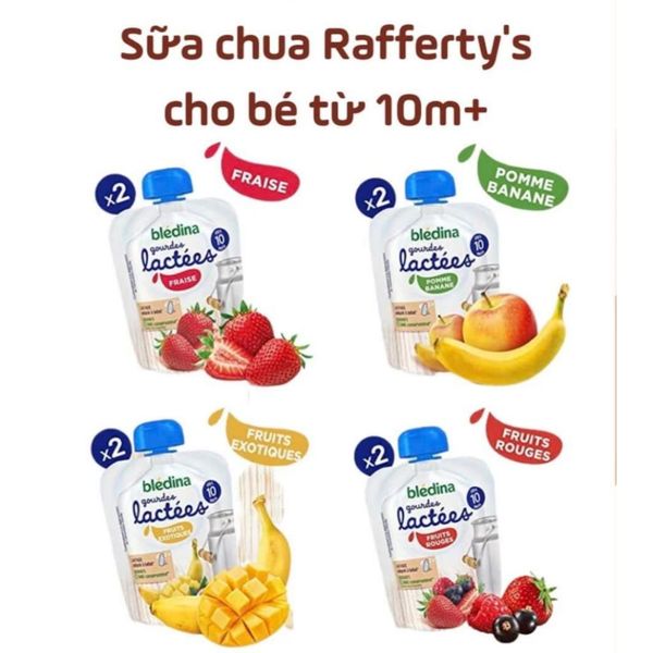 Sữa Chua Túi Bledina Đủ Vị Cho Bé