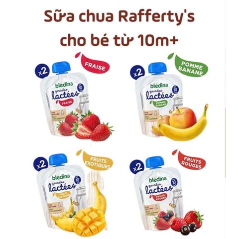 Sữa Chua Túi Bledina Đủ Vị Cho Bé