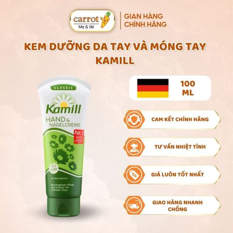 Kem Dưỡng Da Tay Và Móng Tay Kamill, Chăm Sóc Cho Da, Thuần Chay