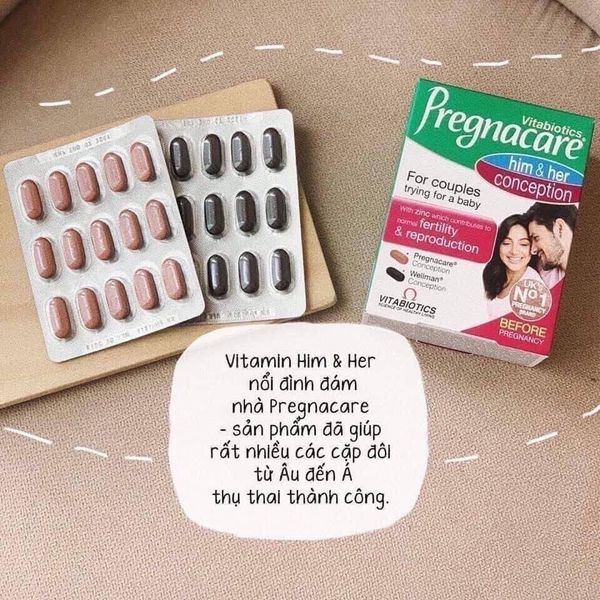 Viên Uống Tăng Cường Khả Năng Thụ Thai Pregnacare Him & Her Conception
