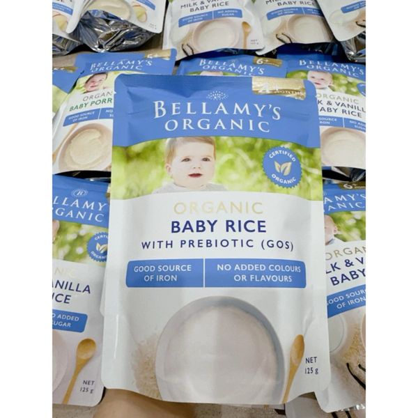 Bột Ăn Dặm Bellamy's Organic Cho Bé Từ 4-6M+ 125G