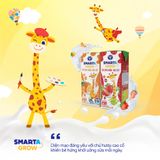 Sữa Trái Cây Dinh Dưỡng SMARTA GROW Lốc 4 Hộp Vị Dâu, Sữa Nước Hỗ Trợ Tăng Chiều Cao Cho Bé