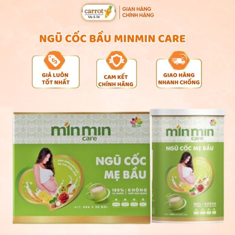 Ngũ Cốc Mẹ Bầu Min Min Care Hộp 25 Gói - Siêu Thị Mẹ Và Bé Carrot