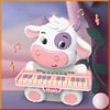 Đồ Chơi Đàn Organ Điện Tử Hình Bò Hoạt Hình Dễ Thương Cho Bé