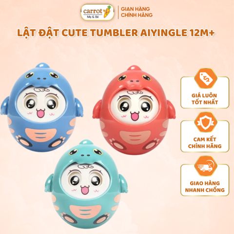 Đồ Chơi Lật Đật Lắc Chuông Cho Bé, Lật Đật Cute Tumbler Aiyingle 12M+