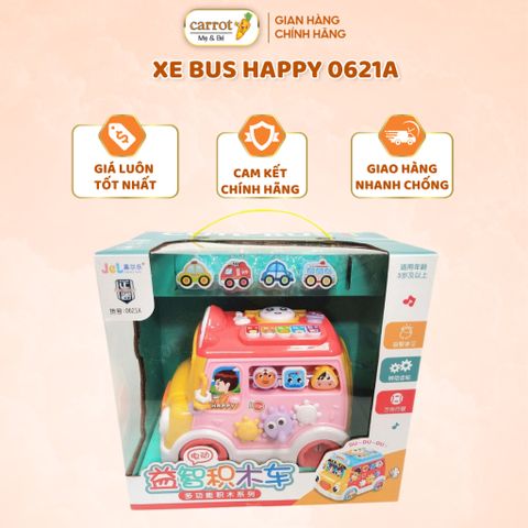 Đồ Chơi Xe Bus Happy 0621A Có Âm Thanh Cho Bé