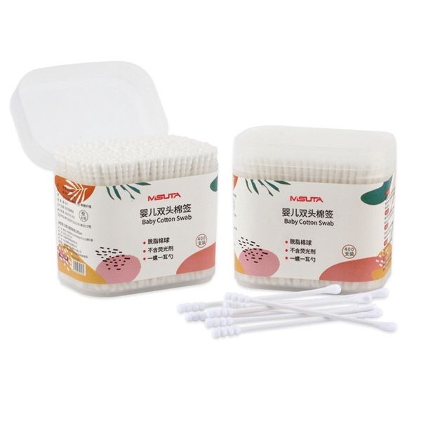 Tăm Bông MISUTA 400 Que Cho Bé Sơ Sinh