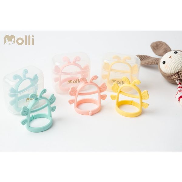 Gặm Nướu Molli  Silicon Cao Cấp Có Hộp Đựng Cho Bé