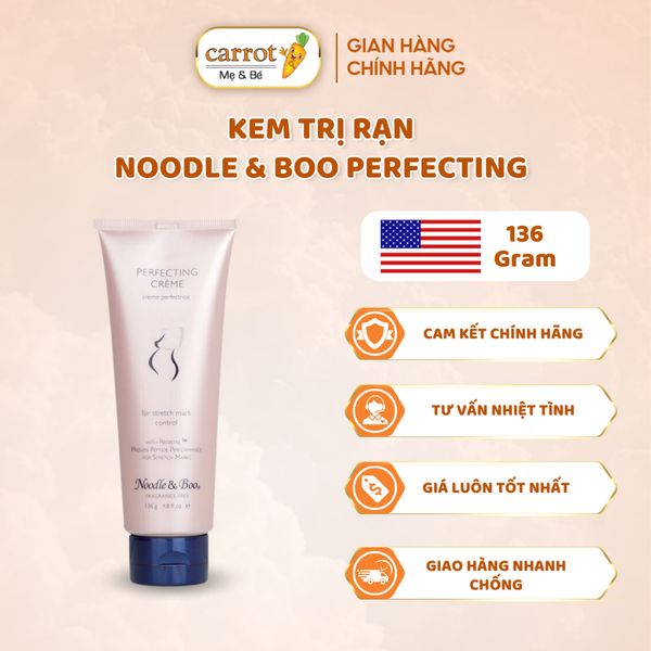 Kem Rạn Perfecting Crème Noodle Boo, Kem Dưỡng Rạn Da, Phục Hồi Da Cho Mẹ Trước Và Sau Sinh 136g