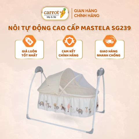 Nôi Rung Tự Động Cao Cấp Mastel Hoạ Tiết SG239