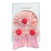 Set Mũ Turban Kèm Tất  CHICBABY Nhiều Mẫu Xinh Xắn Đáng Yêu Cho Bé Sơ Sinh 0-12 Tháng