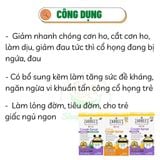 Siro ho tiêu đờm tăng đề kháng + kẽm Zinc Zarbee's Baby Cough Syrup cho trẻ sơ sinh 59ml 12-24T