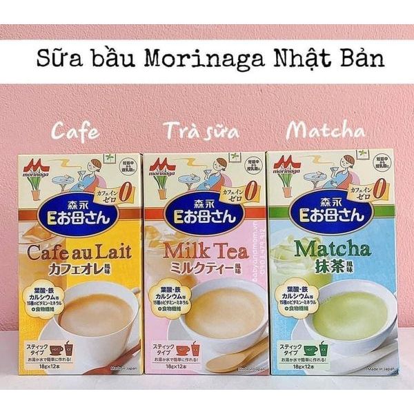 Sữa Bầu Morinaga Nhật Bản vị trà xanh