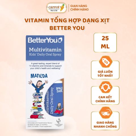 Vitamin Tổng Hợp Dạng Xịt BETTER YOU 1Y+ - Siêu Thị Mẹ Và Bé Carrot