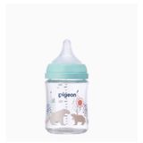 Bình Sữa Thủy Tinh Pigeon Nội Địa Nhật Thế Hệ 3 Đủ Size 160ML, 240ML