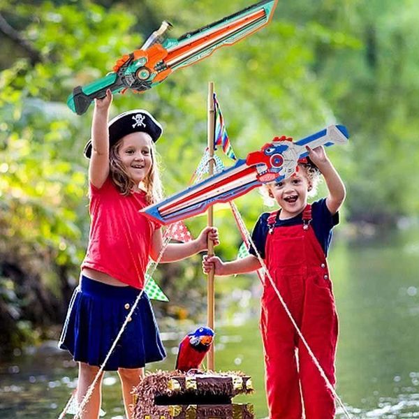 Đồ Chơi Kiếm Đầu Khủng Long 9928, Kiếm Phát Sáng