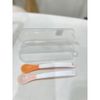 Set 2 Thìa Báo Nóng Hồng, Cam, Muỗng Ăn Dặm Cho Bé Kèm Hộp
