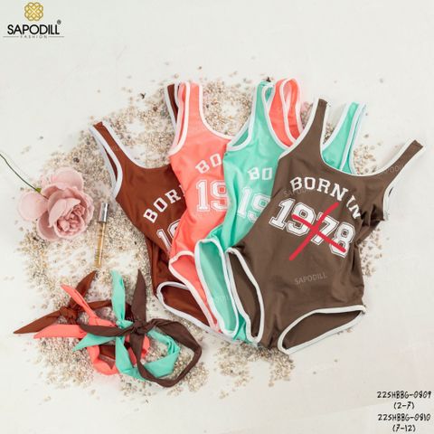 Bộ Đồ Bơi  SAPODILLBorn In 1978 Kèm Băng Đô