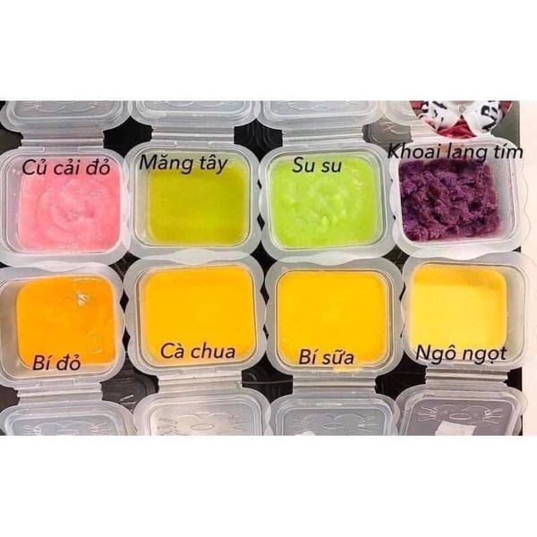 Set Hộp Trữ Đông Ăn Dặm Coco Bear Chịu Nhiệt, 50ml, 100m