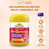 Kẹo Dẻo Vi Chất Nature's Way Kids Smart Vita Gummies Multi Vitamin for Fussy Eaters Kích Thích Ăn Ngon Hộp 60 Viên