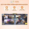 Set 4 Xe Công Trình Hợp Kim GLW 825A Cho Bé Từ 3 Tuổi
