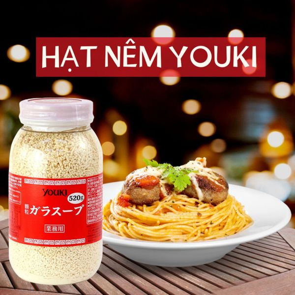 Hạt Nêm Youki Nhật Bản 520G Cho Bé Ăn Dặm Từ 1 Tuổi